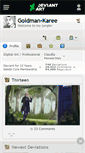 Mobile Screenshot of goldman-karee.deviantart.com
