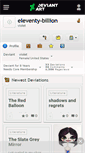Mobile Screenshot of eleventy-billion.deviantart.com