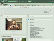 Tablet Screenshot of black98.deviantart.com
