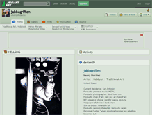 Tablet Screenshot of jabbagriffen.deviantart.com