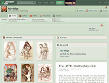 Tablet Screenshot of lotr-ships.deviantart.com