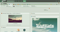 Desktop Screenshot of kndllalx.deviantart.com