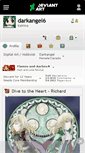 Mobile Screenshot of darkangel6.deviantart.com