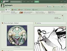 Tablet Screenshot of darkangel6.deviantart.com