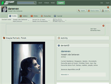 Tablet Screenshot of dareevan.deviantart.com
