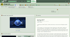 Desktop Screenshot of morgan-666.deviantart.com
