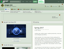 Tablet Screenshot of morgan-666.deviantart.com