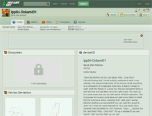 Tablet Screenshot of ippiki-ookami01.deviantart.com