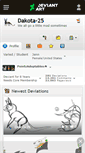 Mobile Screenshot of dakota-25.deviantart.com