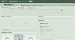 Desktop Screenshot of bellylover1234.deviantart.com