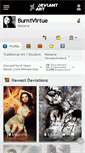 Mobile Screenshot of burntvirtue.deviantart.com