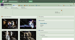 Desktop Screenshot of mastersbluez.deviantart.com