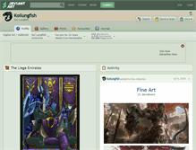 Tablet Screenshot of koilungfish.deviantart.com