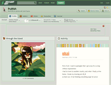 Tablet Screenshot of fruitish.deviantart.com