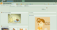 Desktop Screenshot of kittychasesquirrels.deviantart.com