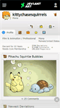 Mobile Screenshot of kittychasesquirrels.deviantart.com