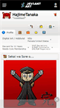 Mobile Screenshot of hajimetanaka.deviantart.com