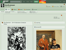 Tablet Screenshot of henrikjonsson.deviantart.com