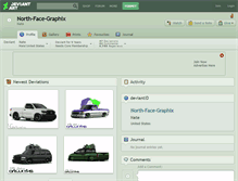 Tablet Screenshot of north-face-graphix.deviantart.com