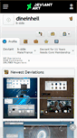 Mobile Screenshot of dineinhell.deviantart.com