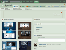 Tablet Screenshot of dineinhell.deviantart.com
