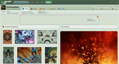 Desktop Screenshot of earthgoddess.deviantart.com