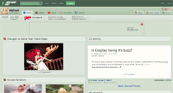 Desktop Screenshot of elpheal.deviantart.com