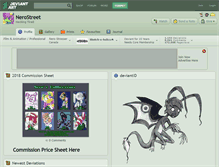 Tablet Screenshot of nerostreet.deviantart.com