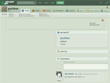 Tablet Screenshot of pochikun.deviantart.com