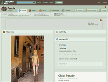 Tablet Screenshot of fennix.deviantart.com