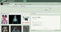 Desktop Screenshot of dragon-gema.deviantart.com