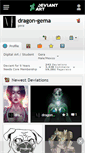 Mobile Screenshot of dragon-gema.deviantart.com
