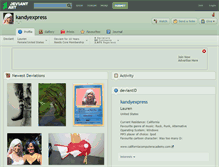 Tablet Screenshot of kandyexpress.deviantart.com