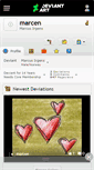Mobile Screenshot of marcen.deviantart.com