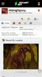 Mobile Screenshot of midnightpony.deviantart.com