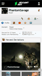 Mobile Screenshot of phantomsavage.deviantart.com