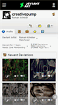 Mobile Screenshot of creativepump.deviantart.com