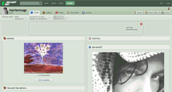 Desktop Screenshot of mavienrouge.deviantart.com