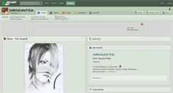 Desktop Screenshot of darksasukefreak.deviantart.com