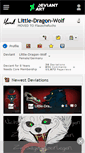 Mobile Screenshot of little-dragon-wolf.deviantart.com