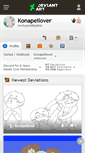 Mobile Screenshot of konapeilover.deviantart.com