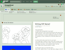 Tablet Screenshot of konapeilover.deviantart.com