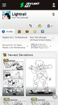 Mobile Screenshot of lightrail.deviantart.com