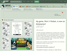 Tablet Screenshot of lightrail.deviantart.com