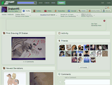 Tablet Screenshot of draken95.deviantart.com