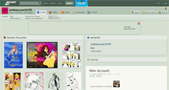 Desktop Screenshot of animelovergrl95.deviantart.com