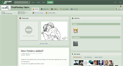 Desktop Screenshot of finalfantasy-yaoi.deviantart.com