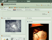 Tablet Screenshot of greenarcheralchemist.deviantart.com