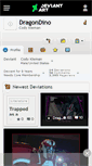 Mobile Screenshot of dragondino.deviantart.com