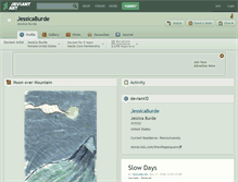 Tablet Screenshot of jessicaburde.deviantart.com
